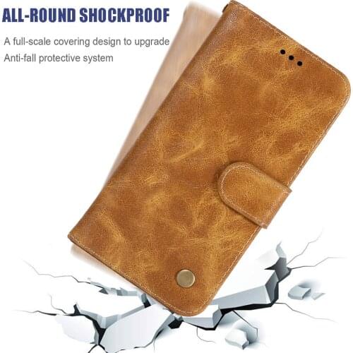 Retro Magnetic Cover iPhone 11 Pro XS Max XR X Plain Phone Wallet Absorption Flip Leather Case For iPhone 8 7 6 6s PluS 5 5S SE