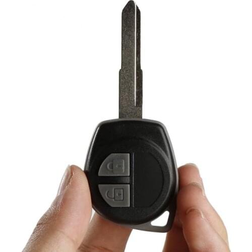 Remote Key Fob Shell Case 2 Buttons +Uncut Blade For Suzuki Vauxhall Agila Keyless Entry Remote Key Fob Shell Case