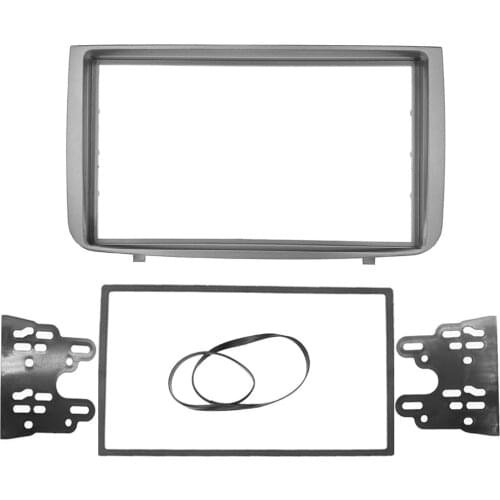 Double 2 Din Fascia For ALFA ROMEO 147 Radio DVD Stereo CD Panel Dash Facia Mounting Installation Trim Kit Face Frame Bezel 2din
