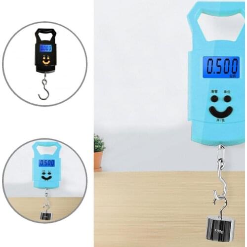 Ergonomics Handle Metal Digital Mini Handheld Fishing Electric Scale for Home Use