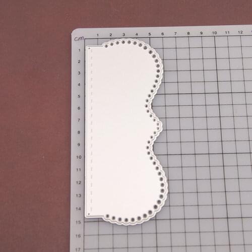 Reunion Curly Brackets Metal Cutting Dies Scrapbooking Craft Mold Cut Die Stencil Handmade Paper Card Make Template