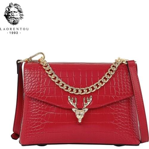 Красные женские сумки LAORENTOU China At AliExpress