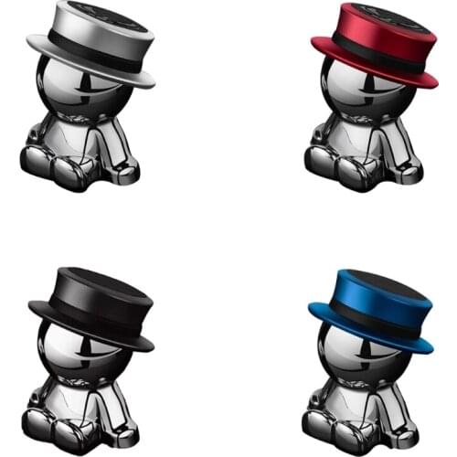 Magnetic Car Phone Holder Bracket Universal Fit Sturdy Stand Save Space Easy to Operate Rotatable Hat Multicolor