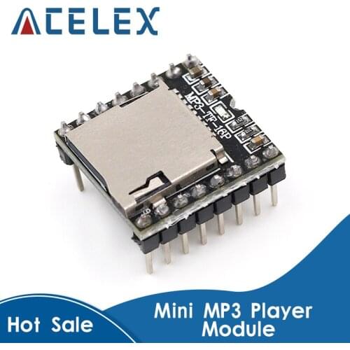 Mini MP3 Player Module TF Card U Disk Mini MP3 Player Audio Voice Module Board For Arduino DF Play Wholesale