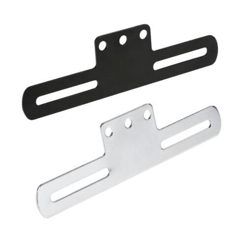 Motorcycle License Plate Holder Tail Light Bracket Mount for Dirt Bike Chopper Black /Chrome