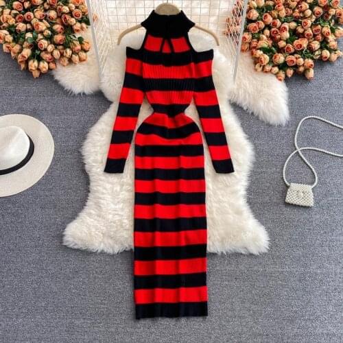 Mrza Gtxe Fashionable Knitted Dresses