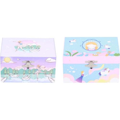 Music Jewelry Storage Organizer Box Music Box Jewelry Storage Box Gift Box Packaging Box Girl Birthday Xmas Gift Handmade Art