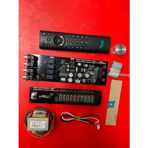 CS3310 VFD vacuum fluorescent display preamplifier board DIY KIT remote control amp board with transformer