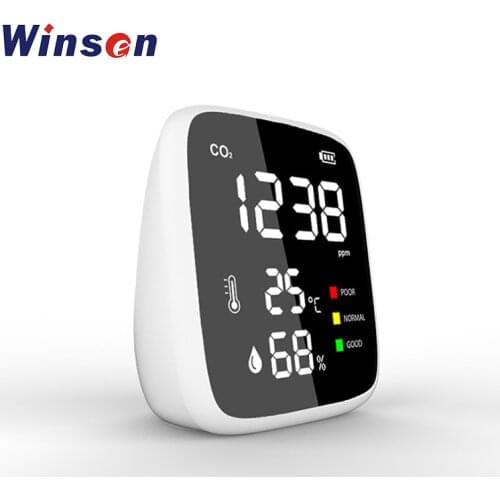 1pc Portable Air Quality Monitor Temperature Humidity tester CO2 Detector Classrooms Restaurants CO2 monitor