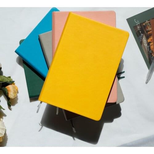 A5 Hard Cover Dotted Bullet Notebook Simple Thick Dot Grid Travel Journal