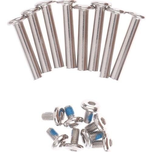 8Pcs Roller Skates Parts Axle Male And Female Screws For Child Kids Or Adult Inline Skates
