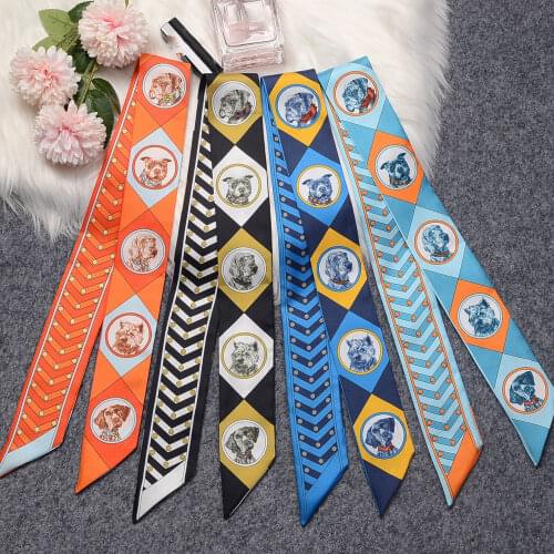 Luxury Feather 100%Silk Scarf Summer Natural Mulberry Silk Design Brand Women Scarf Foulard Hair & Bag Scarves Neckerchief sjaal