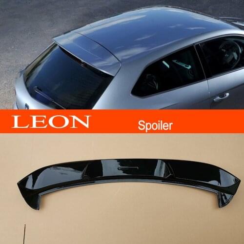 Seat LEON Rear Roof Lip Spoiler for Volkswagen Seat LEON MK3 5F FR Style Hatchback Spoiler 2012 - 2020 Car Tail Wing Decoration