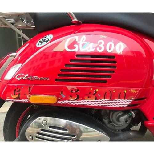 Sports Stickers Motorcycle Body Stickers Decals Modified Sticker Fit For VESPA GTS300 2018