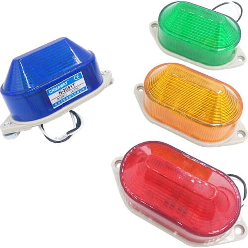 Magnetic Strobe Signal Indicator lightTB40 N-3051T 12V 24V 220V LED Lamp small Flashing Light Security Alarm Warning light
