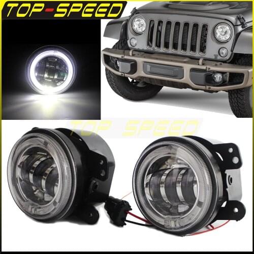2x 30W 4" LED Fog Lights Headlights For Jeep 09-13 Dodge Journey 11-13 Dodge Charger 05-08 Dodge Magnum 2005 Chrysler