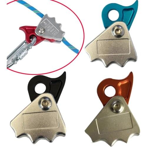15KN Outdoor Heavy Duty Rock Tree Arborist Mountaineering Rock Climbing Rope Grab Protecta Equipment for 9mm-12mm Rope