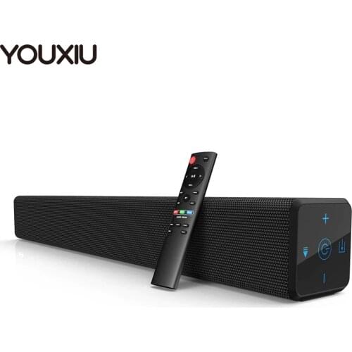 YOUXIU 100W TV Sound Bars 2.0 Channel Home Theater Sound System Soundbar with Touch Screen Bluetooth Speakers Built-in Subwoofer