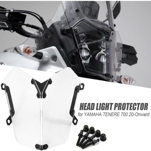 Motorcycle Accessories For Yamaha Tenere 700 TENERE 700 Tenere700 20-Onward Acrylic Headlight Protector Guard Lense Cover