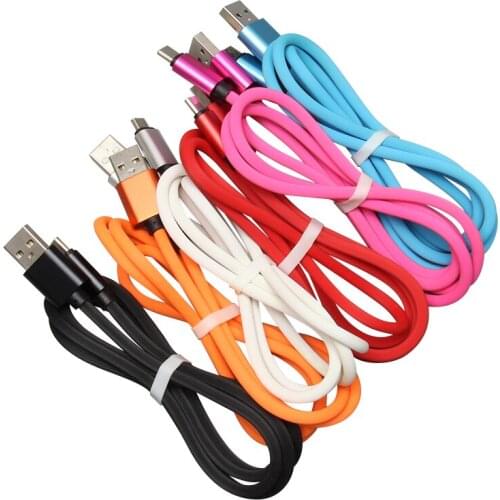 1M USB Cable For iPhone XS Max XR X Fast Charging Charger USB Cord Micro USB Type C Cable For Android Mobile Phone Cable 300pcs