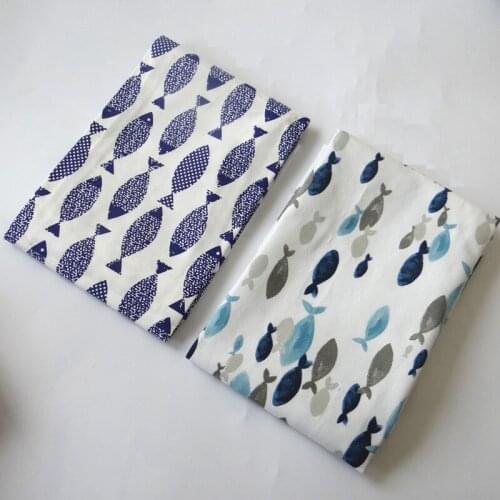 1pc 40x60cm Japan Style Lucky Fish Table Napkin Cotton Tablewares Mat Pad Kitchen Towel Home Textile Collection