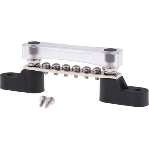 1x Connection Block Nickel-plated Brass Bus Bar Power Supply Terminals Power Distribution Block