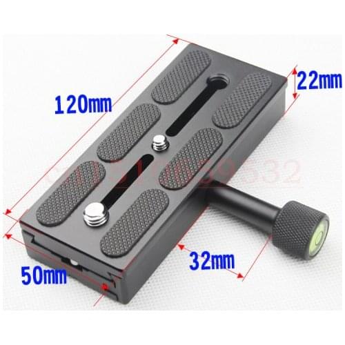 2 in 1 K120 Camera QR Quick Release Plate And Clamp For Ball Head Monopod Tripod