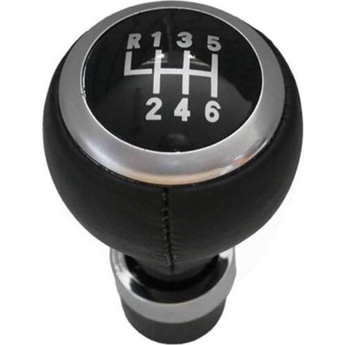5 Gear 6 Speed Car Shift Gear Knob for Passat B6 B7 CC 3C Bora Golf 4 5 6 Caddy Touran Passat 3B3 Polo With Geninue Leather
