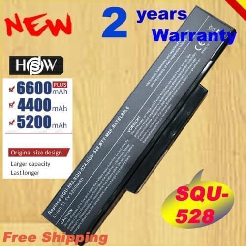 HSW Battery A32-F2 A32-F3 A32-Z94 A32-Z96 BTY-M66 SQU-528 For Asus Z53 M51 Z94 A9T F3 F3S F3K F3T F3SV F3JR F3JA fast shipping
