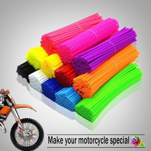 Universal Motocross SPOKE SKINS Wheel RIM SPOKE COVERS bicycle For yamaha TMAX500 TMAX530 TMAX 500 DX XP530 MT07 TMAX 530 SX