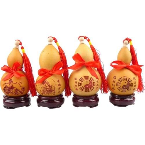 Long Yi natural gourd ornaments color size Home Furnishing opening decoration process