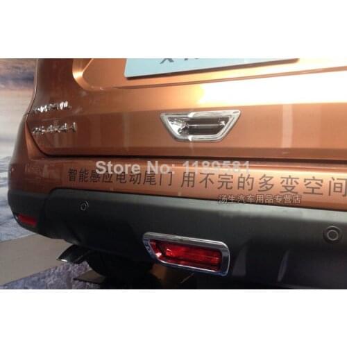 For Nissan X-Trail Rogue 2014 2015 2016 ABS Chrome Car Decoration Rear Door Handle Cover Trim Molding
