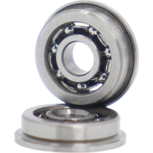 10PCS MF83 Flange Bearing 3x8x2.5 mm ABEC-3 Miniature Flanged Non Standard Deep Groove Open Bearings MF83 Open