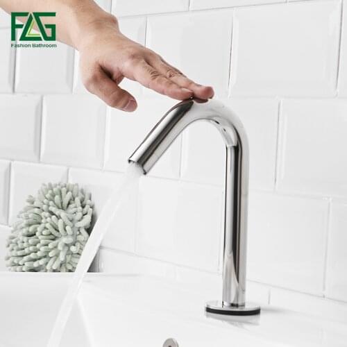 FLG Smart Touch Basin Faucets Stainless Steel Touch Sensor Sensitive Bathroom Faucet New Design Touch Control Mixer Tap