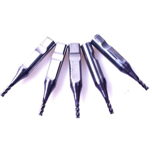 5pcs/lot ungsten steel V8/X6 router bit 4 teeth carbide 2.0mm end milling cutter karambit For V8 X6 Key Cutting Machine