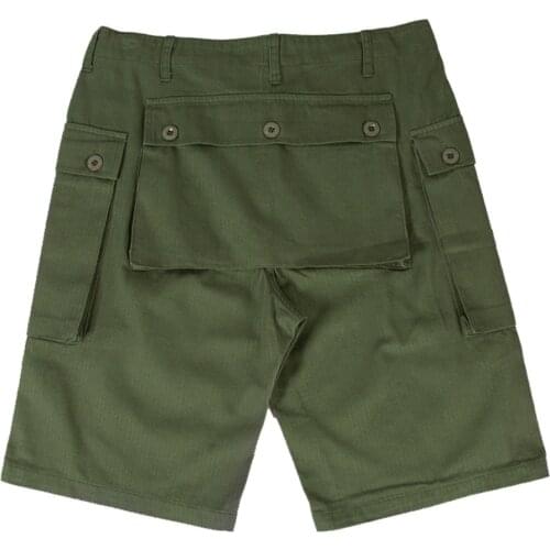 USMC P44 Short Pants HBT Retro WW2 U.S.Training Shorts Tactical Running Shorts Board Shorts Army Green
