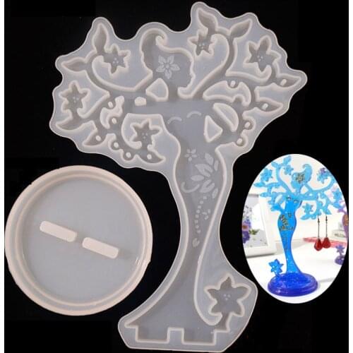 Beautiful Woman Shape Earrings Jewelry Holder Silicone Mold for DIY Handcraft Jewelry Craft Jewelry Making Handmade Tools