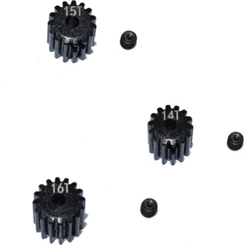 Metal Harden Steel 45 Motor Gear for LOSI 1/18 Mini-T 2.0 2WD Stadium Truck RC Car Upgrades Parts