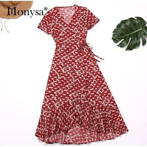 Летние платья с коротким рукавом Monysa China At AliExpress
