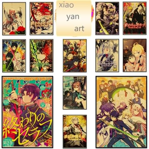 Seraph of the End Anime Diamond Painting Full Diamond Embroidered Cross Stitch Kits Diamond Mosaic Home Decoration