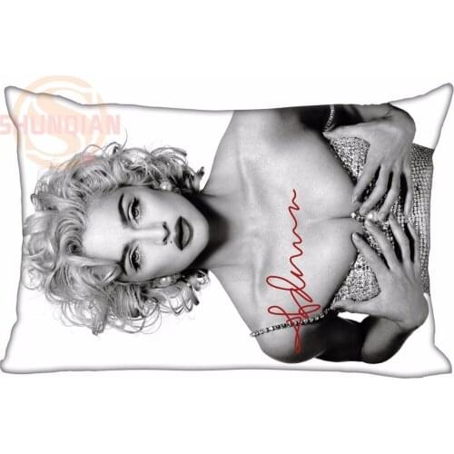 P#J35 Custom Sexy Madonna &T Rectangle Pillowcase zipper Classic Pillow Case size cm&35X45cm W#1121Y-OP35