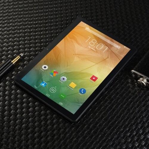 KT107 round hole tablet Nand Flash 64 GB10.1 Inch HD Large Screen FOR Android 8.10 Version Portable Tablet 8G+64G Black Tablet
