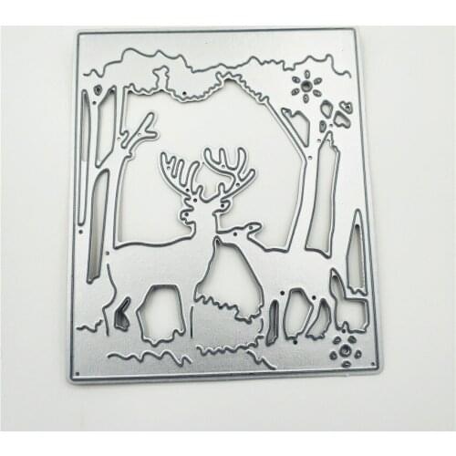 Cutting dies mold toy christmas deer metal crafts paper embossing DIY embossing Easter New YearEaster