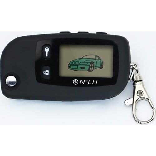 TW 9020 Lcd Remote Control Uncut Blade Key Fob Chain Keychain For Tomahawk TW9020 Two Way Car Alarm System Tomahawk TW-9020