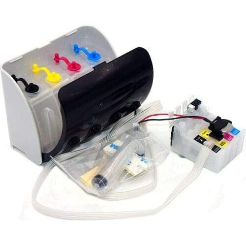 Empty Printer Ciss for Epson T1811-T1814 for Epson Expression Home XP-312 XP-305 XP-30 XP-225 XP-215 XP-212 XP-205 XP-202 XP-102