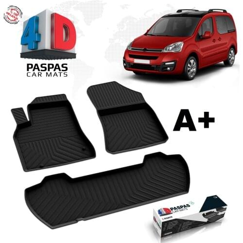 FOR CITROEN BERLINGO BRAND CAR RUBBER MAT TOOL BAGAH POOL BLACK SPECIAL DESIGN 2008 2009 2010 2011 2012 2013 2014 MODEL