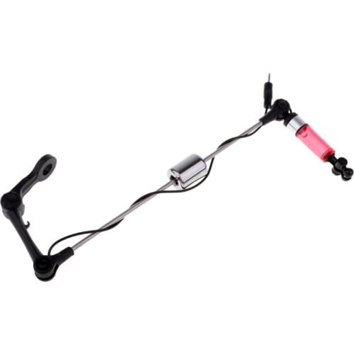 Fishing Mini Bite Alarm Hanger Adjustable LED Illuminated Indicator Tackle