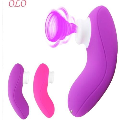 OLO Oral Sex Mini Silicone Sucking Vibrator 10 Sucking Modes G-Spot Massger Clitoris Stimulator Nipples Clit Sucker Sex Toys