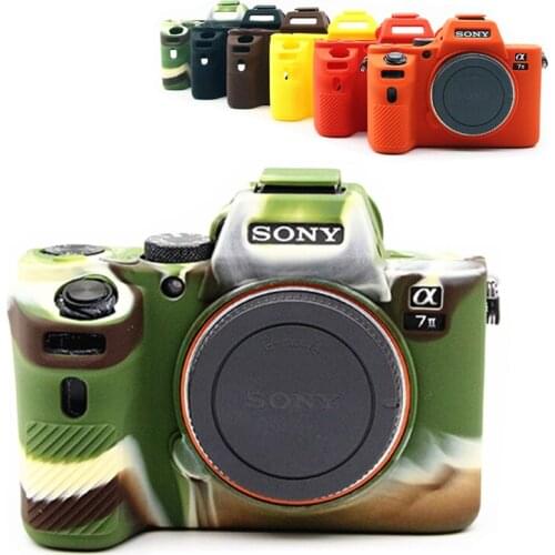 Rubber Silicon Case Body Cover Protector Soft Frame Skin for Sony A7 II A7R Mark 2 A7S Mark II ILCE-7M2 ILCE-7RM2 ILCE-7SM2 A7M2