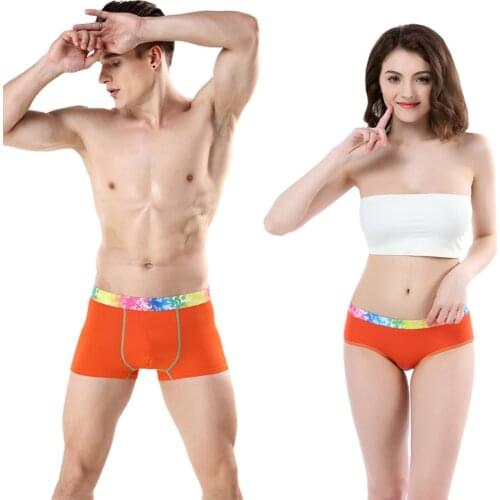 Couple Underwear Men Boxer Men Underwear Boxers Boxer Shorts Sexy Underwear Women Panties Comfortable Soft Cartoon Cuecas Lovers